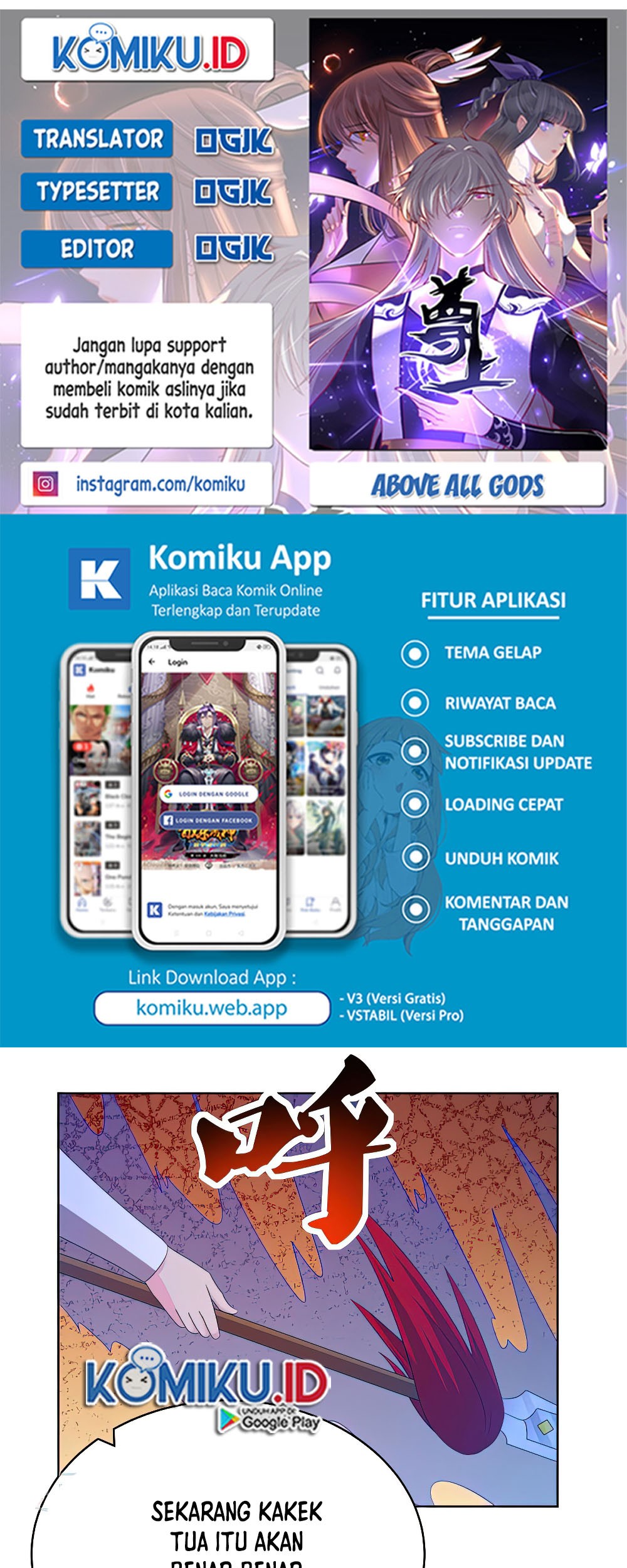 Baca Komik Above All Gods Chapter 447 Gambar 1