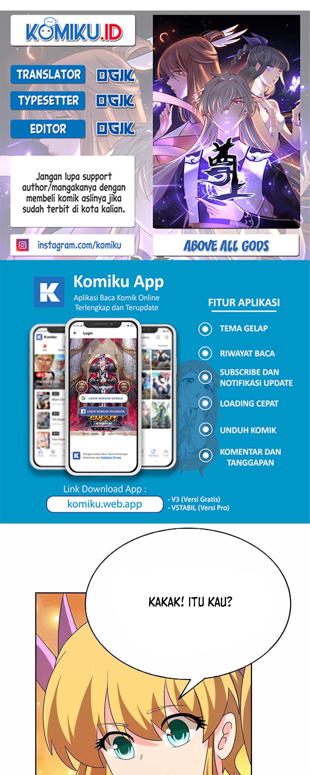 Baca Komik Above All Gods Chapter 448.5 Gambar 1