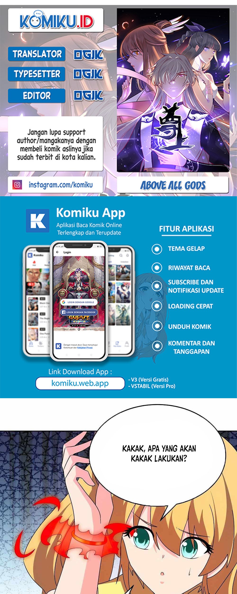 Baca Komik Above All Gods Chapter 449.5 Gambar 1