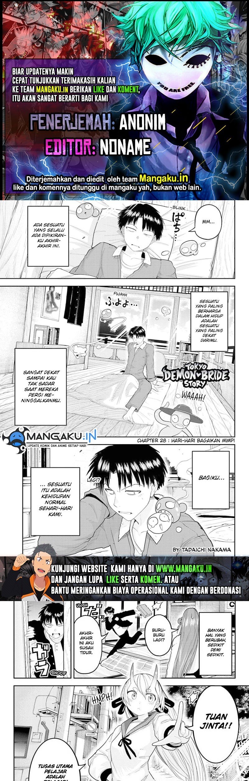 Baca Komik Dai Tokyo Oniyome-den Chapter 28 Gambar 1