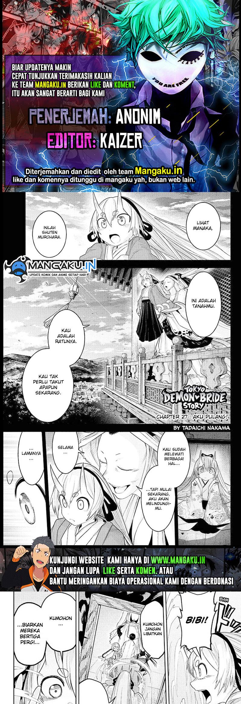 Baca Komik Dai Tokyo Oniyome-den Chapter 27 Gambar 1