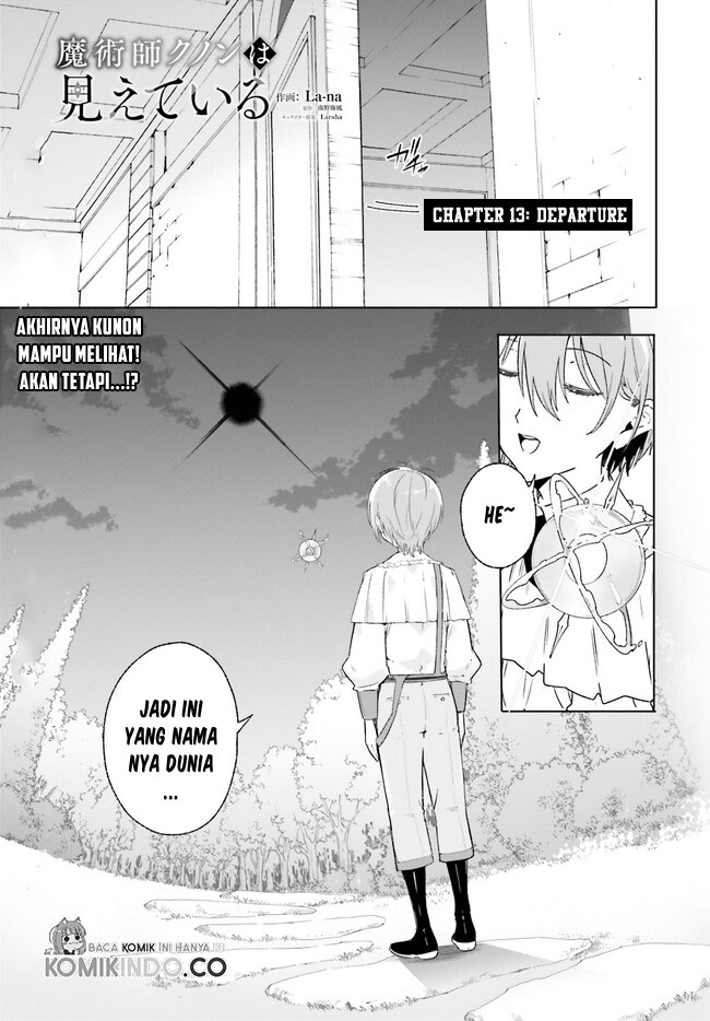 Baca Majutsushi Kunon wa Miete Iru Chapter 13.1 Gambar 2