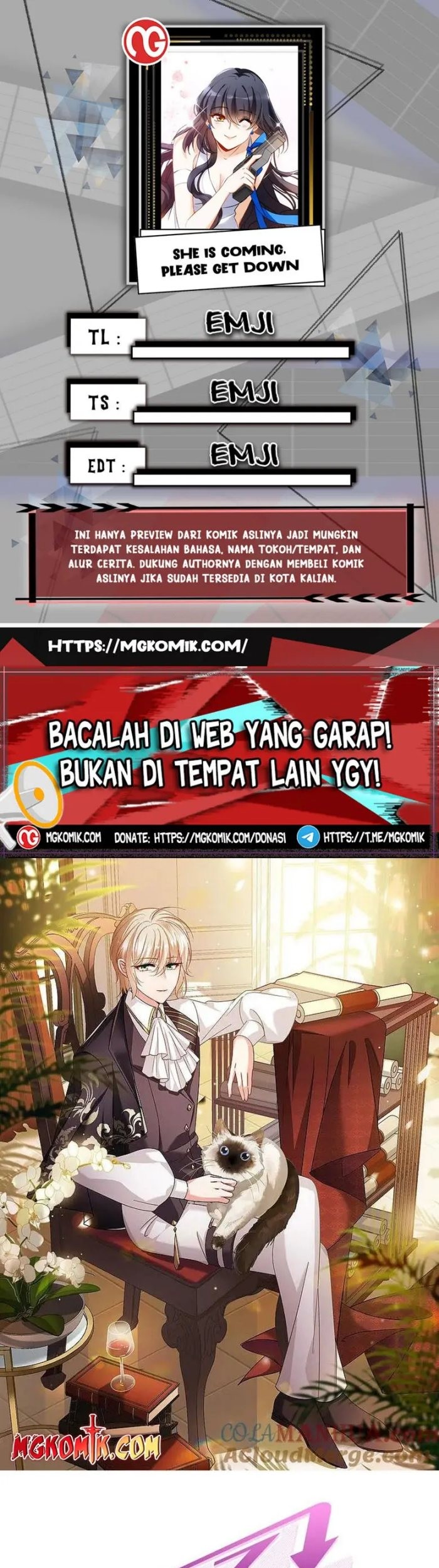 Baca Komik She Is Coming, Please Get Down! Chapter 329.5 Gambar 1