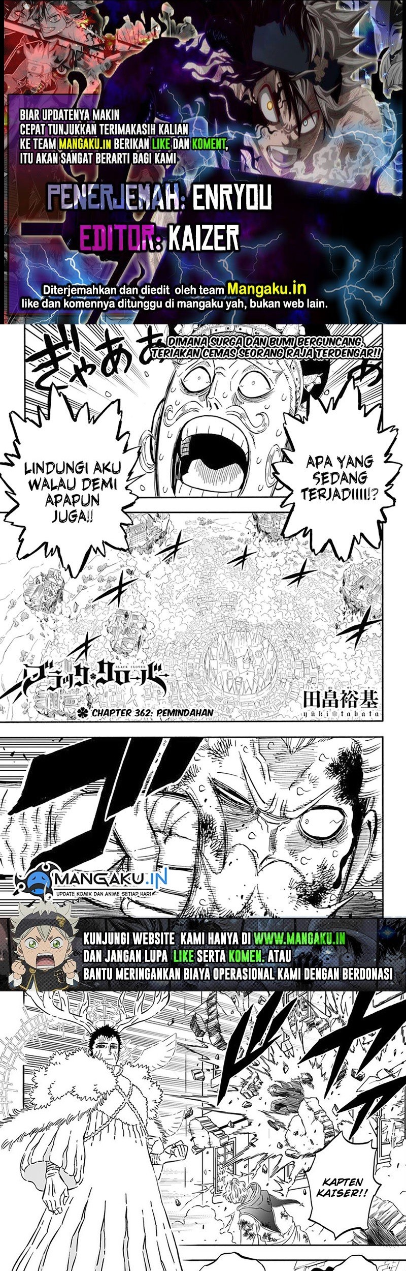 Baca Komik Black Clover Chapter 361 Gambar 1