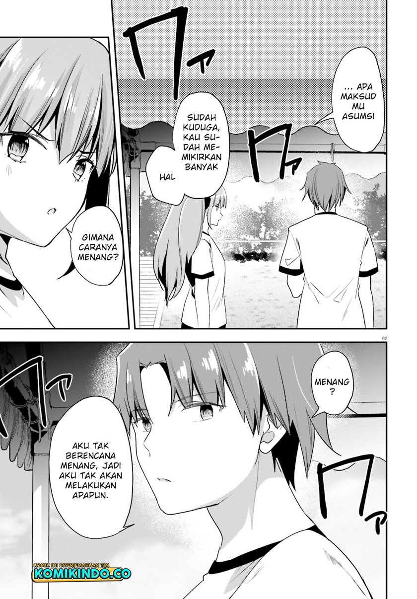 Youkoso Jitsuryoku Shijou Shugi no Kyoushitsu e Chapter 70 Gambar 3