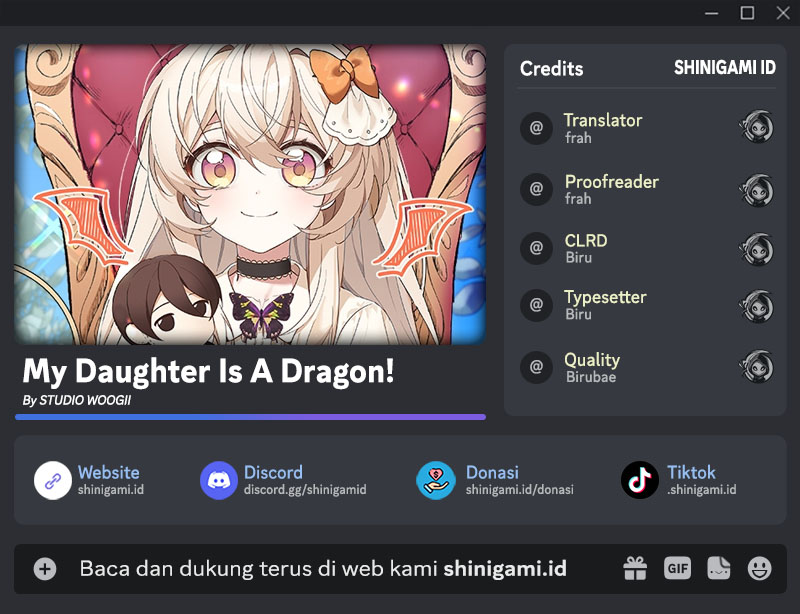 Baca Komik My Daughter Is a Dragon! Chapter 49 Gambar 1