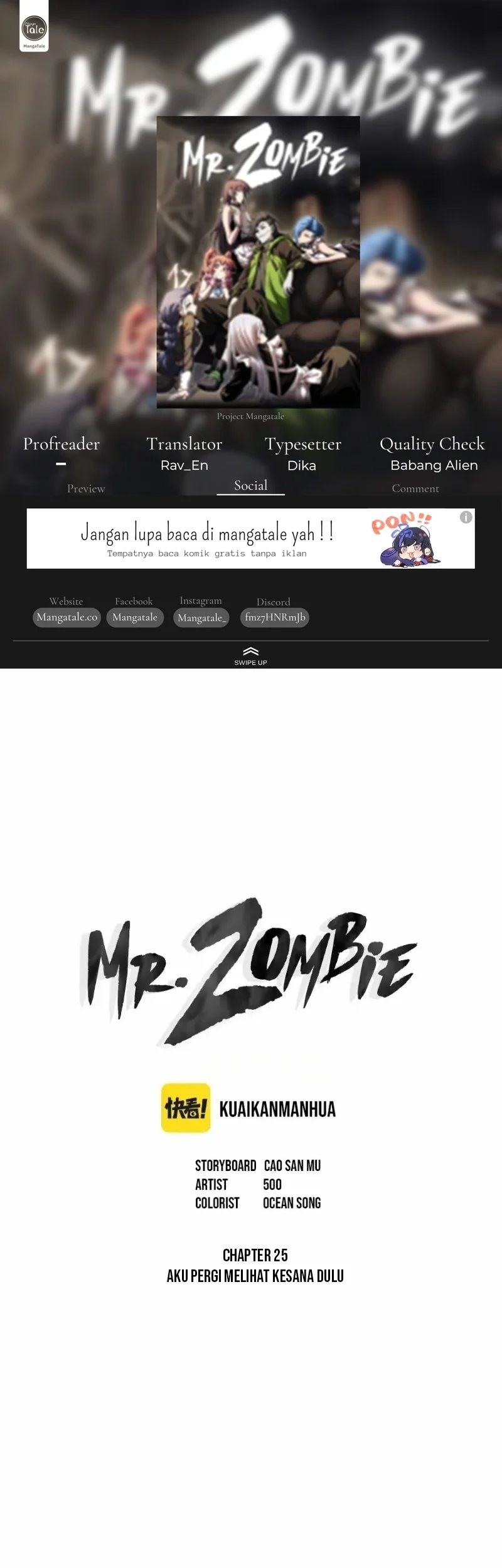 Baca Komik Mr. Zombie Chapter 25 Gambar 1