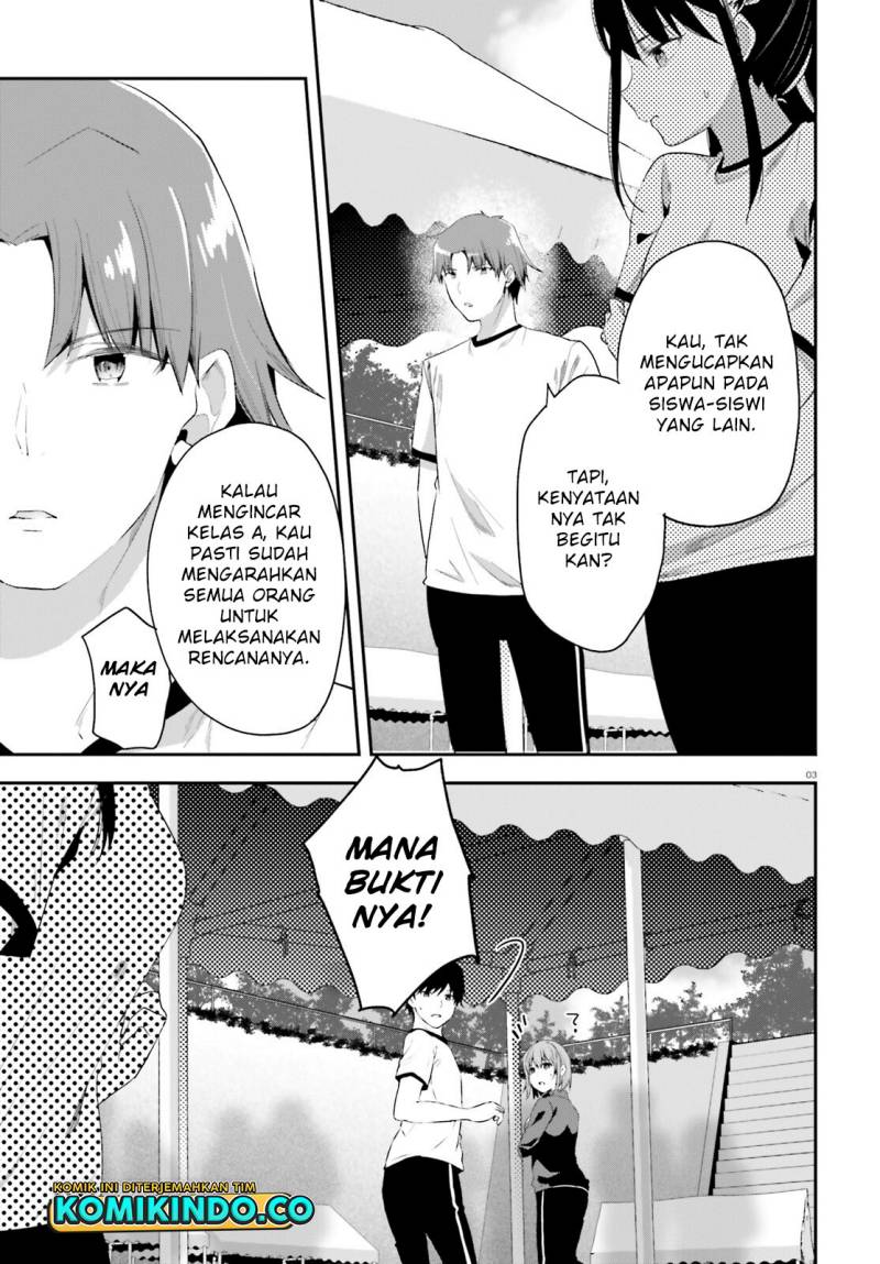 Youkoso Jitsuryoku Shijou Shugi no Kyoushitsu e Chapter 72 Gambar 4