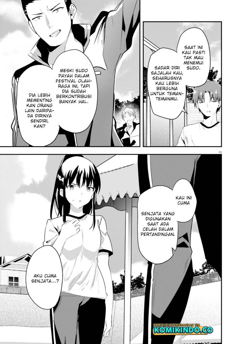 Youkoso Jitsuryoku Shijou Shugi no Kyoushitsu e Chapter 72 Gambar 6