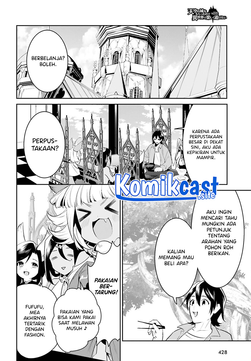 Tenkuu no Shiro o Moratta no de Isekai de Tanoshiku Asobitai Chapter 30 Gambar 3