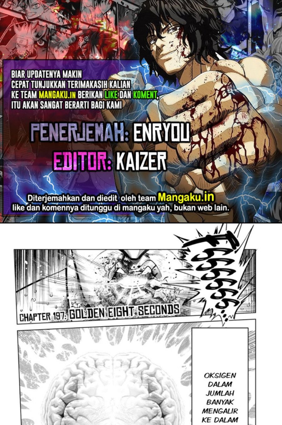 Baca Komik Kengan Omega Chapter 197 Gambar 1