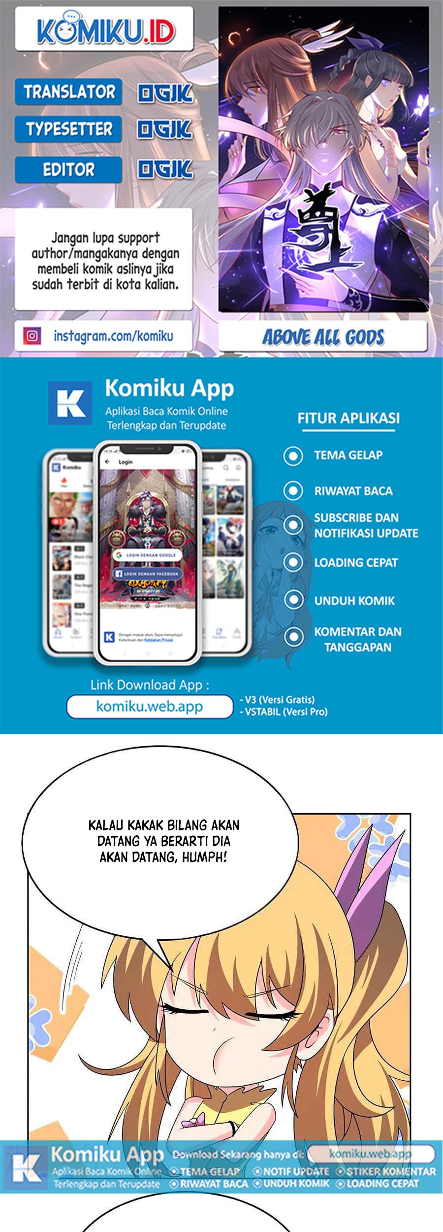 Baca Komik Above All Gods Chapter 451 Gambar 1