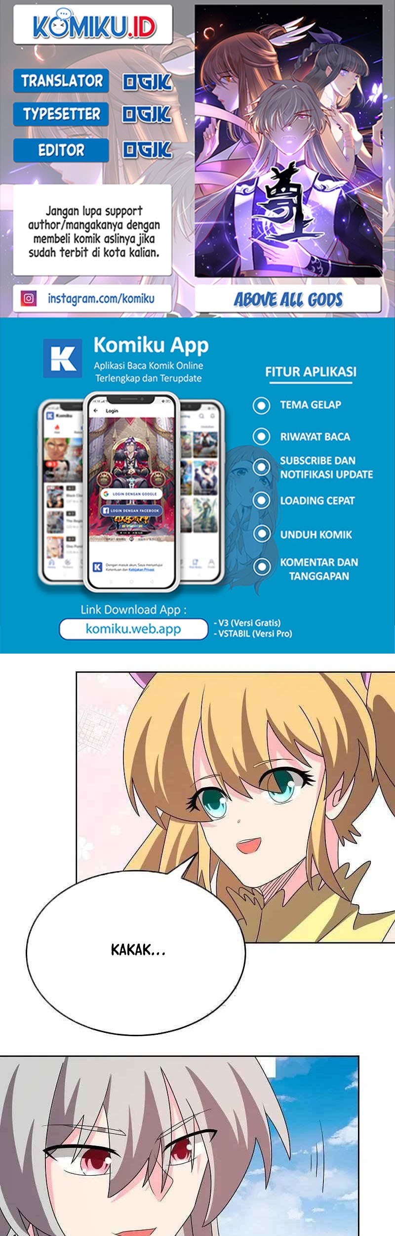 Baca Komik Above All Gods Chapter 452 Gambar 1
