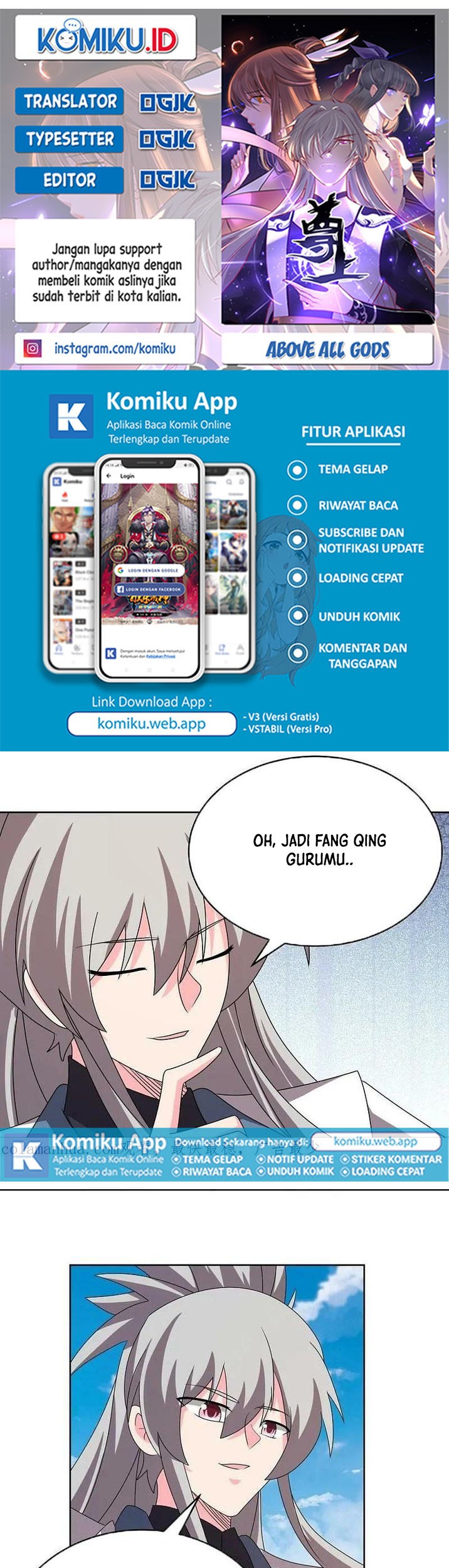 Baca Komik Above All Gods Chapter 455 Gambar 1