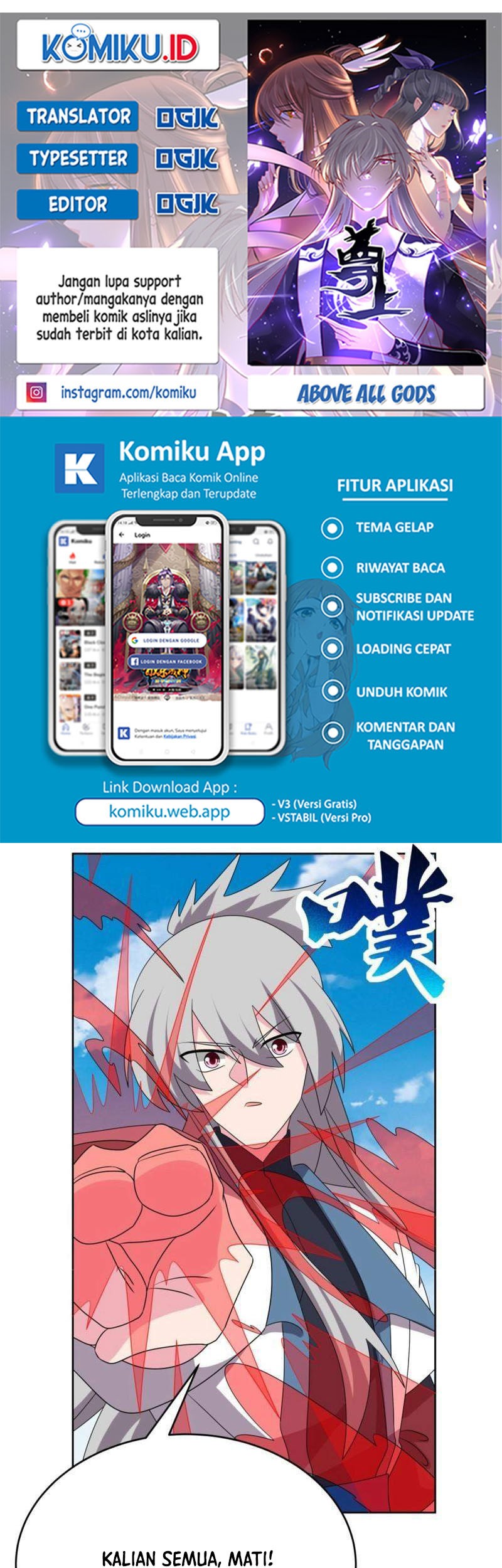 Baca Komik Above All Gods Chapter 458 Gambar 1