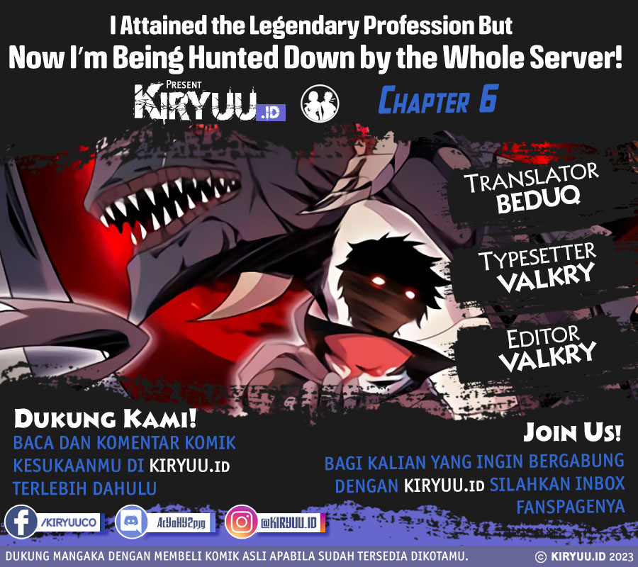 Baca Komik I Attained the Legendary Profession But Now I’m Being Hunted Down by the Whole Server?! Chapter 06 Gambar 1
