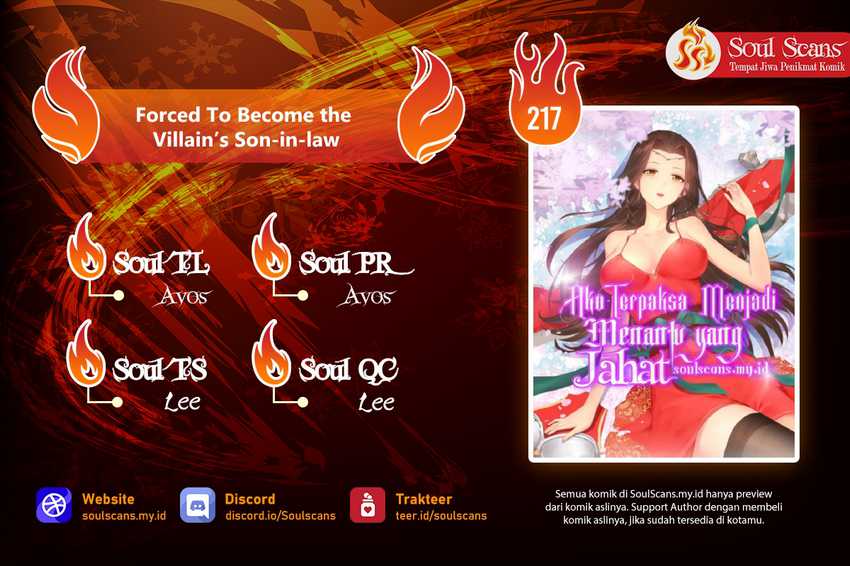 Baca  Forced To Become the Villain’s Son-in-law Chapter 217 Gambar 2