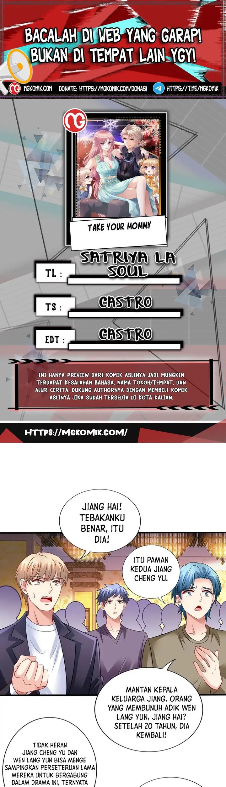 Baca Komik Take Your Mommy Home Chapter 414 Gambar 1