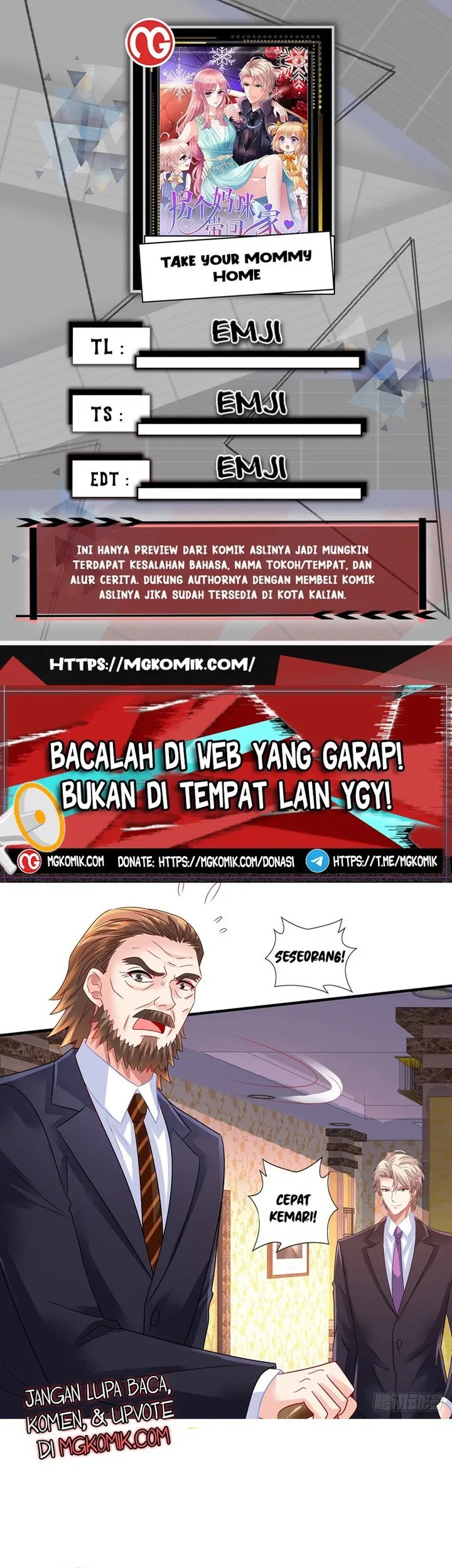 Baca Komik Take Your Mommy Home Chapter 413 Gambar 1