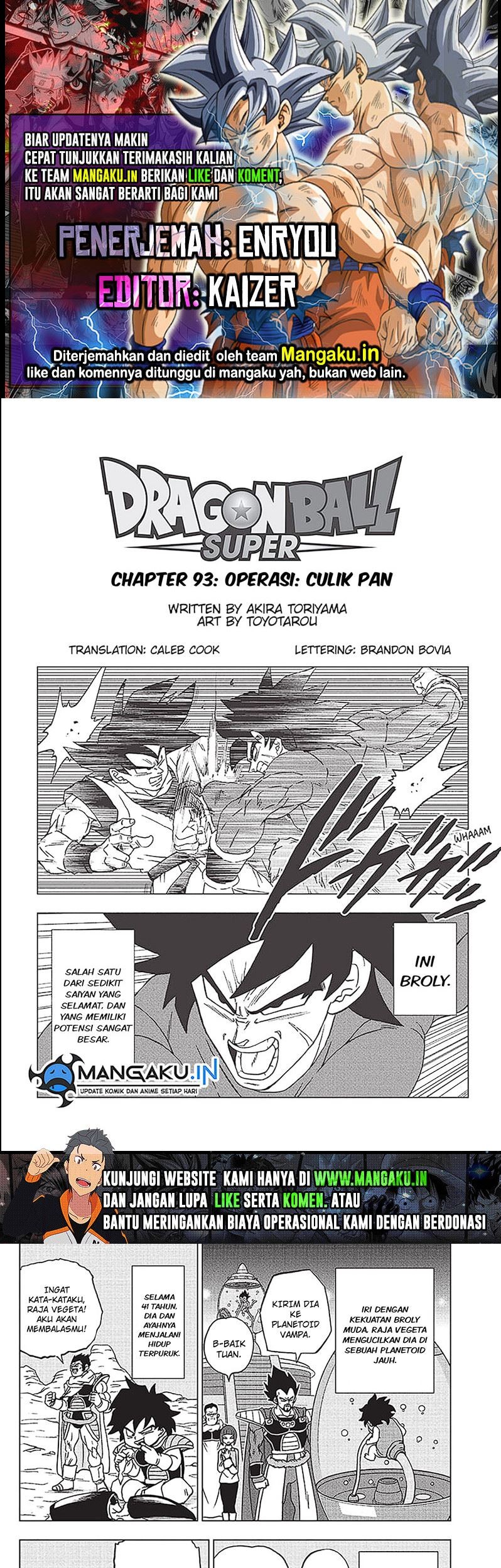 Baca Komik Dragon Ball Super Chapter 93 Gambar 1