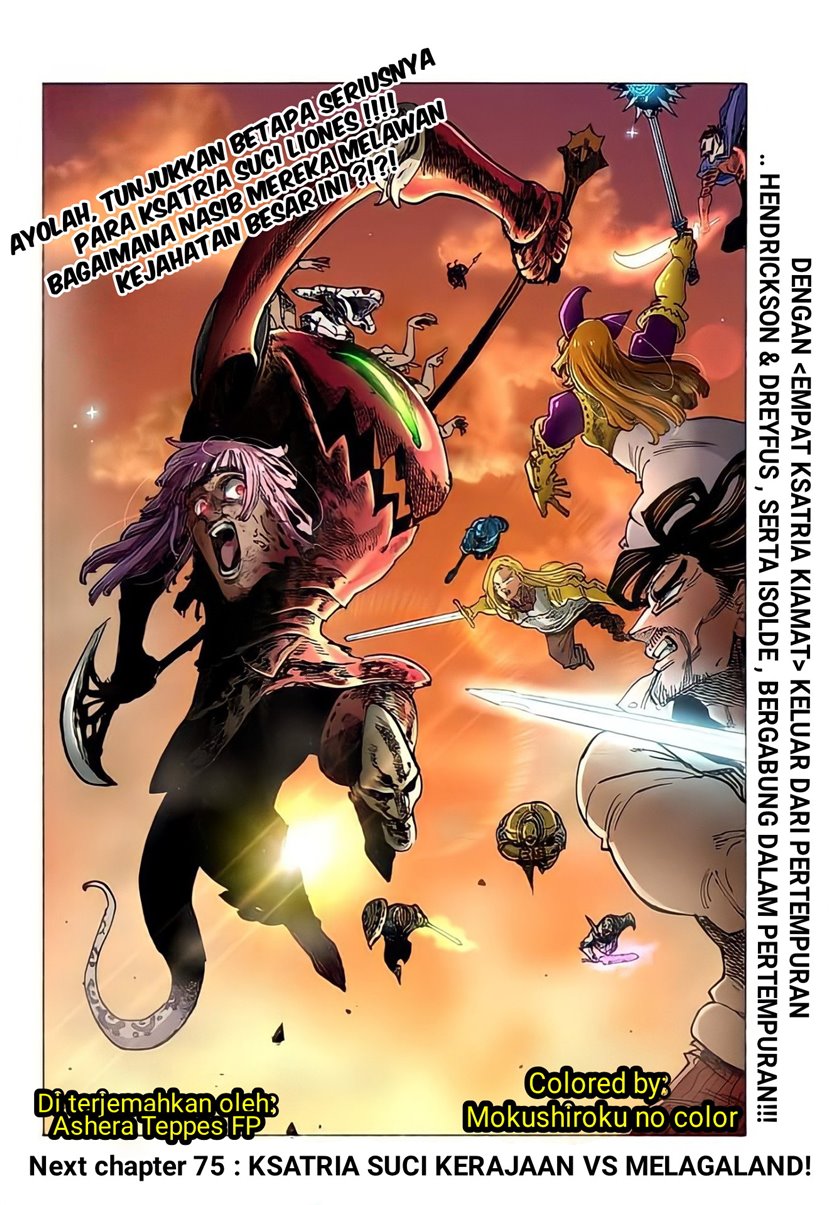Mokushiroku no Yonkishi Chapter 74 Gambar 20