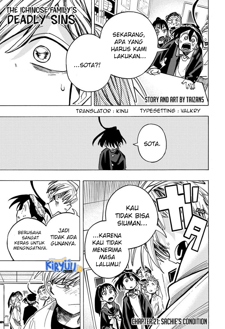 The Ichinose Family’s Deadly Sins Chapter 21 Gambar 3