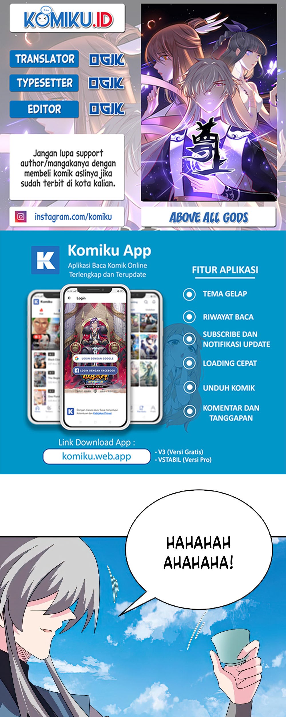 Baca Komik Above All Gods Chapter 461.5 Gambar 1