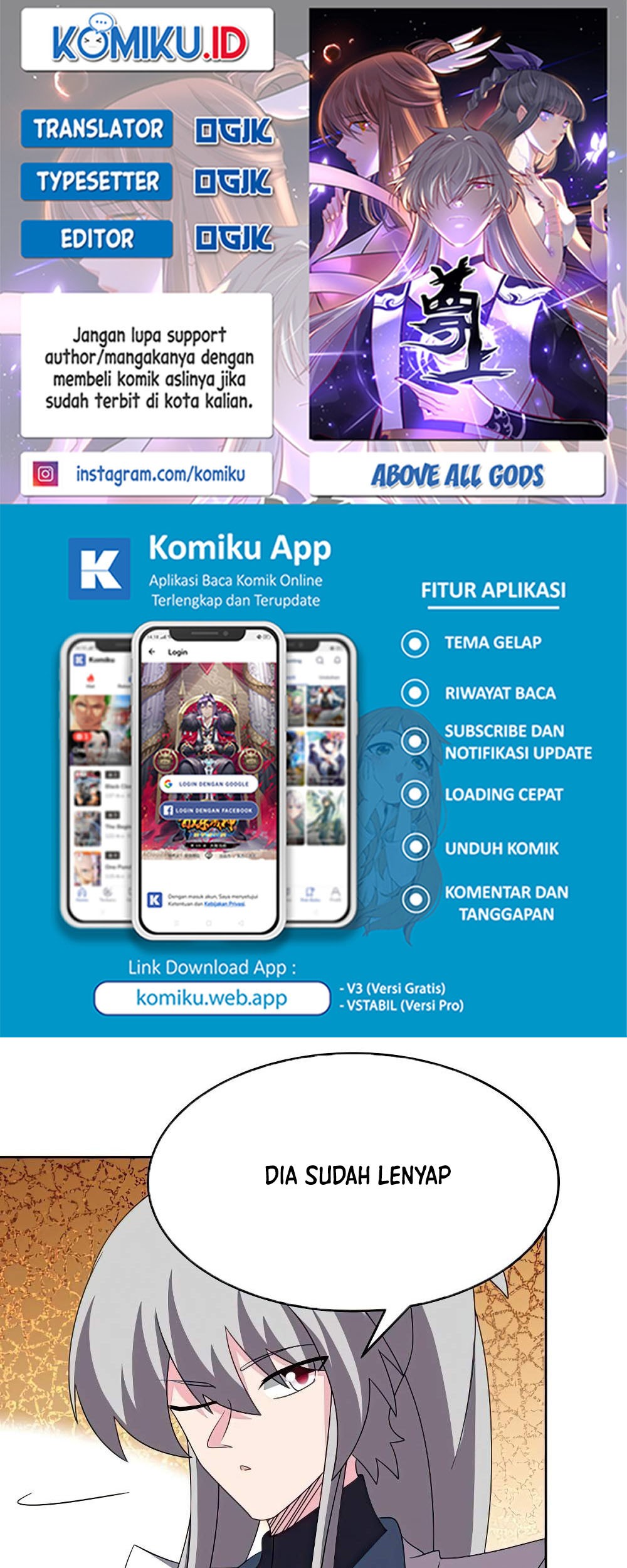 Baca Komik Above All Gods Chapter 462 Gambar 1