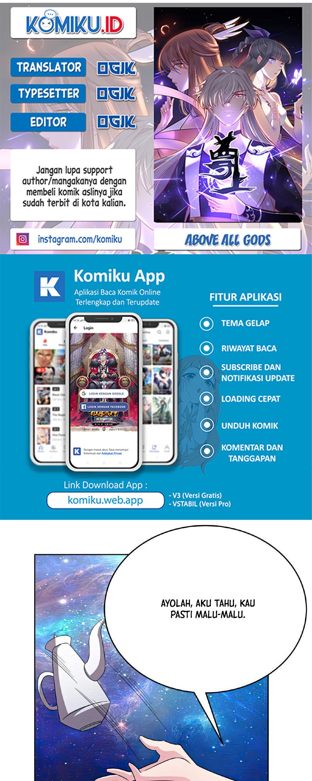 Baca Komik Above All Gods Chapter 467.5 Gambar 1