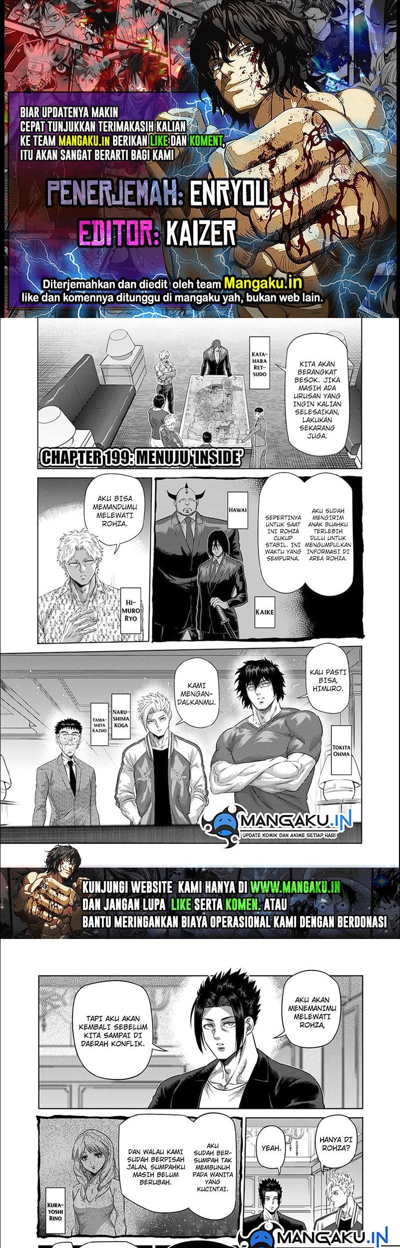 Baca Komik Kengan Omega Chapter 199 Gambar 1