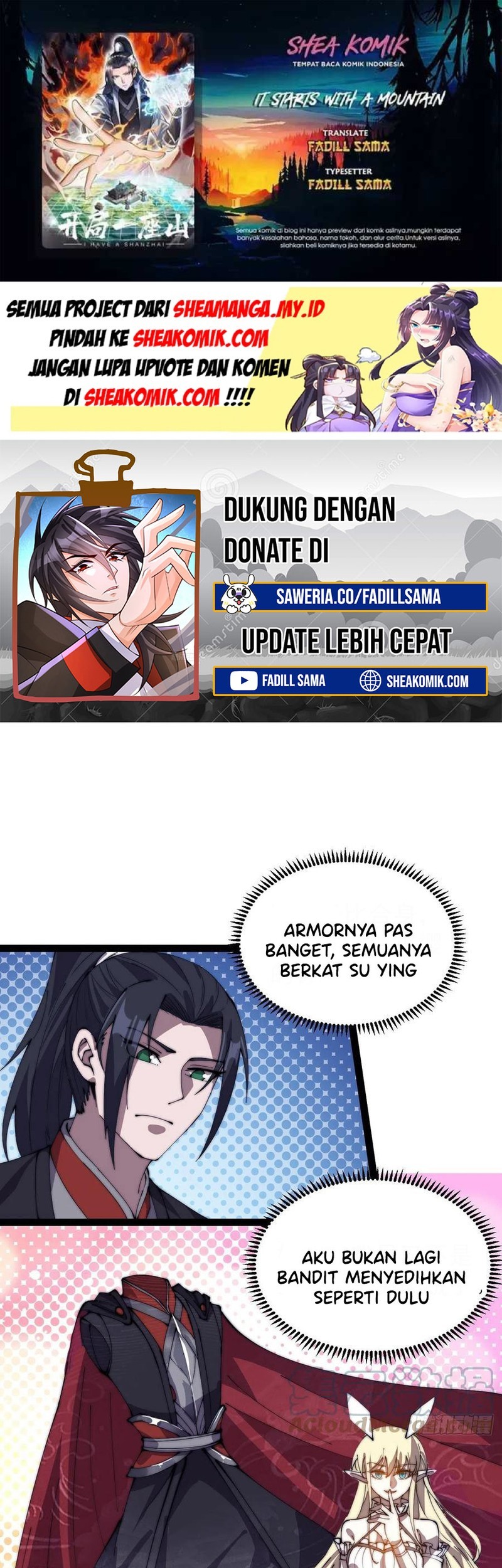 Baca Komik It Starts With A Mountain Chapter 377 Gambar 1