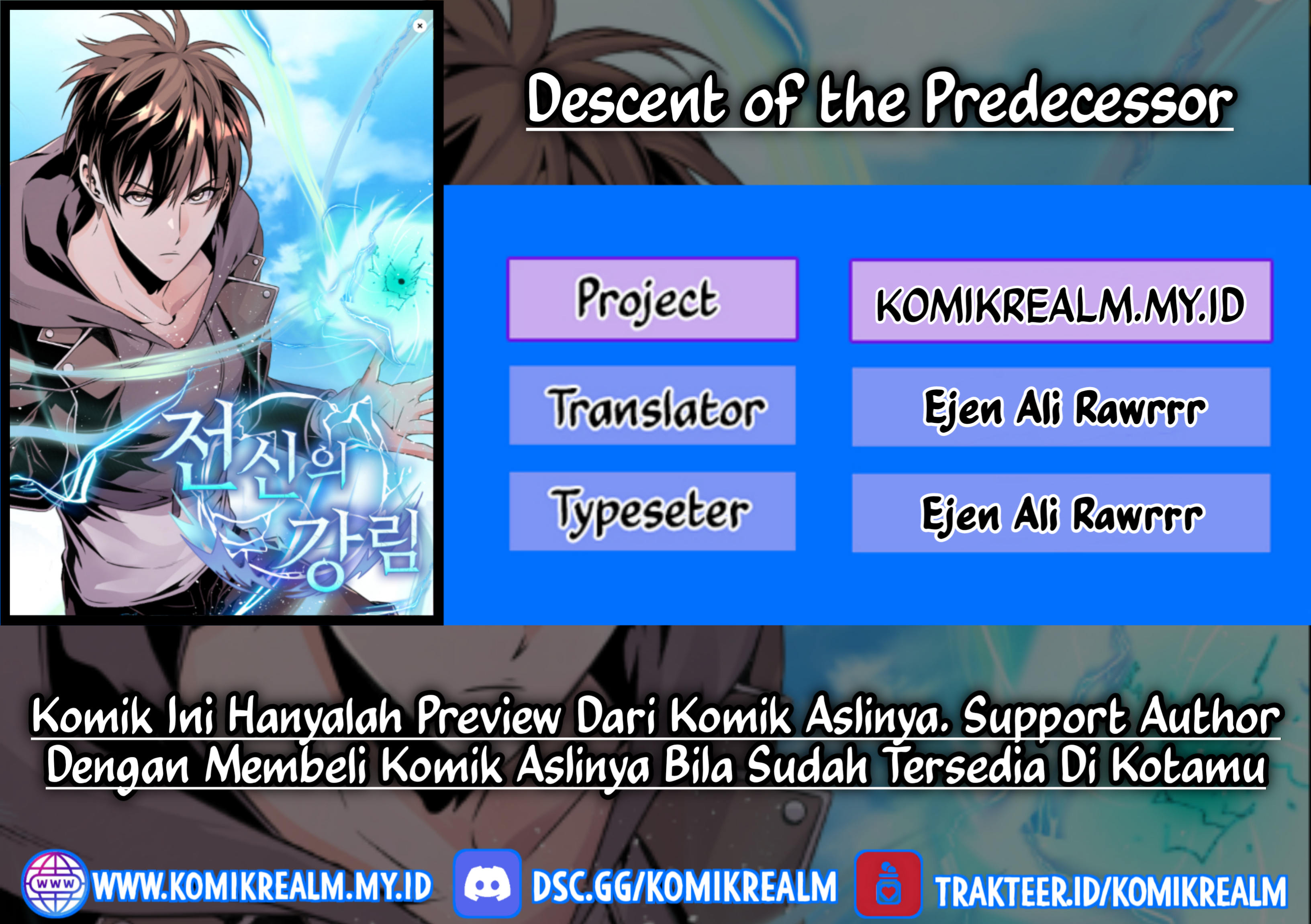 Baca Komik Descent of the Predecessor Chapter 01 Gambar 1