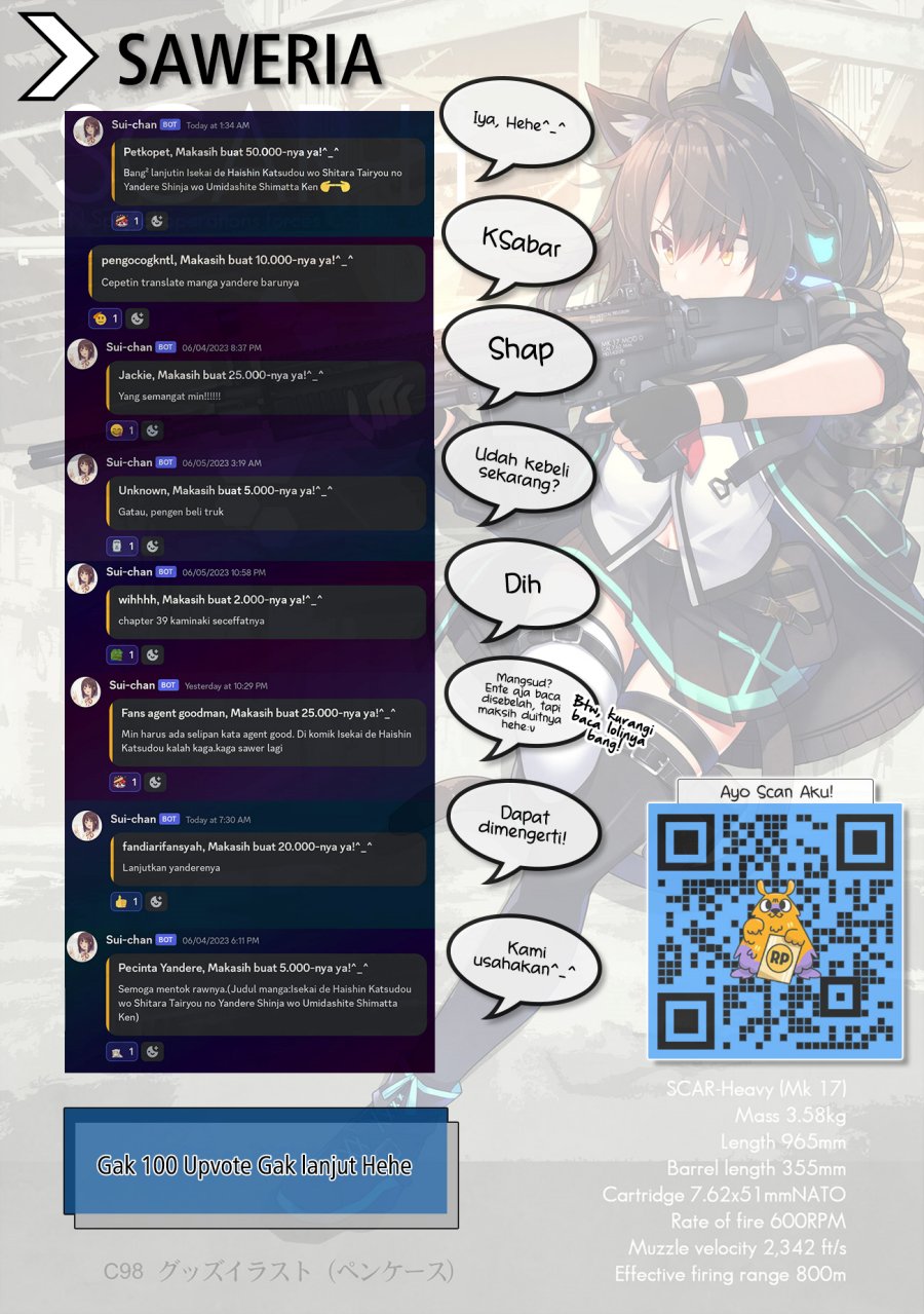 Isekai de Haishin Katsudou wo Shitara Tairyou no Yandere Shinja wo Umidashite Shimatta Ken Chapter 07 Gambar 14