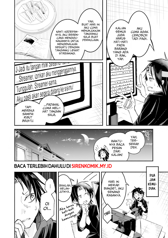 Isekai de Haishin Katsudou wo Shitara Tairyou no Yandere Shinja wo Umidashite Shimatta Ken Chapter 05 Gambar 6