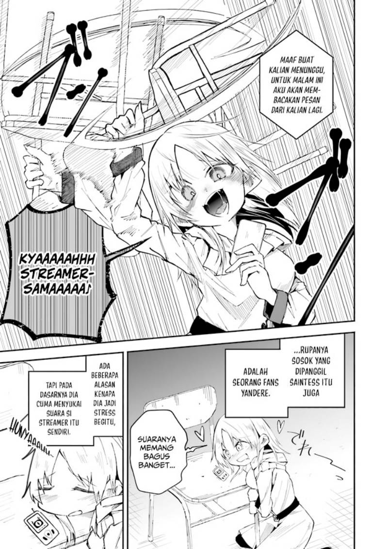 Isekai de Haishin Katsudou wo Shitara Tairyou no Yandere Shinja wo Umidashite Shimatta Ken Chapter 04 Gambar 14