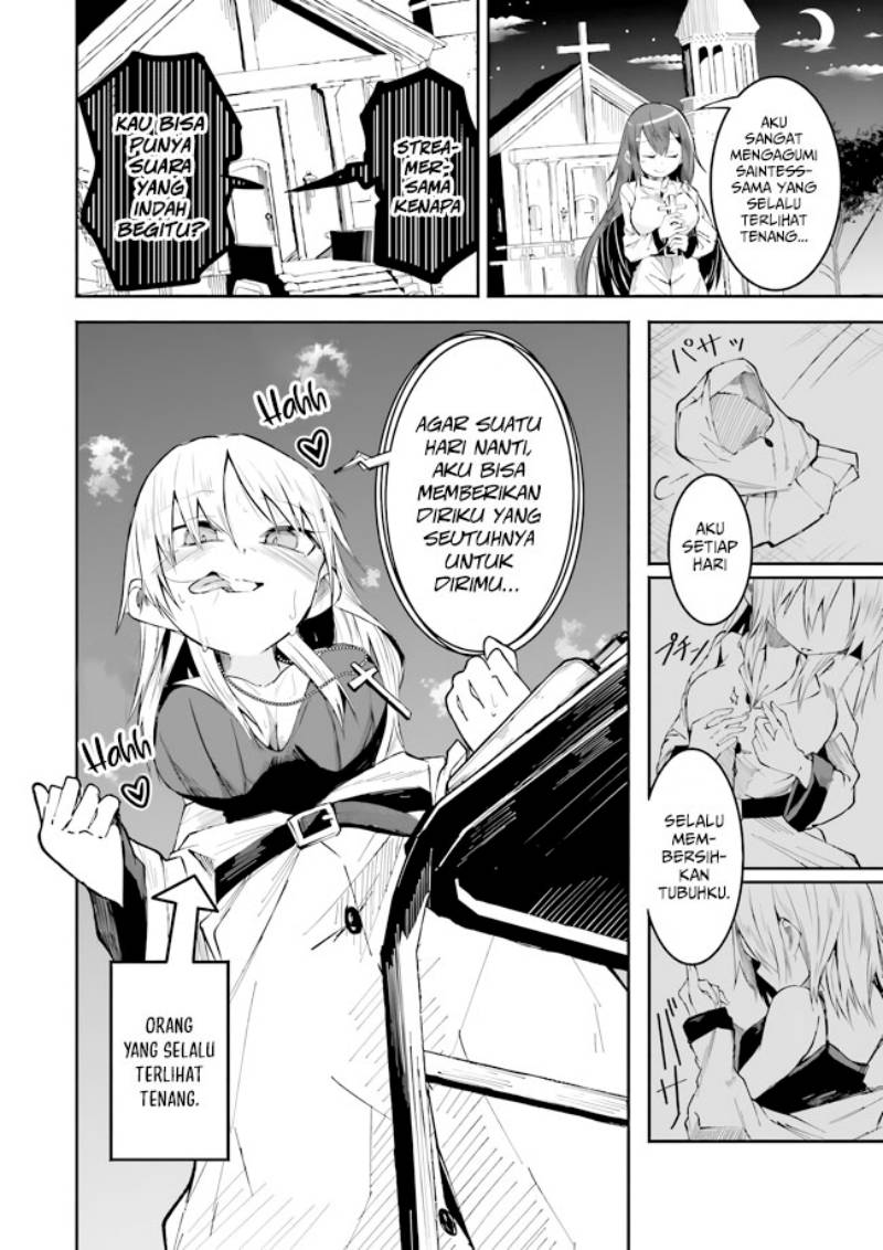 Isekai de Haishin Katsudou wo Shitara Tairyou no Yandere Shinja wo Umidashite Shimatta Ken Chapter 04 Gambar 15