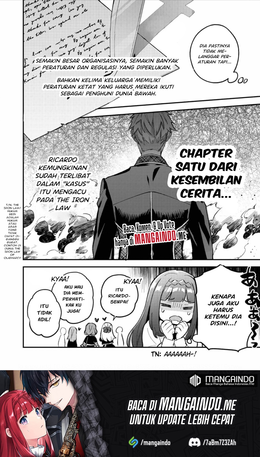 Akutou Ikka no Mana Musume, Tensei Saki mo Otome Game no Gokudou Reijou deshita Chapter 06 Gambar 6