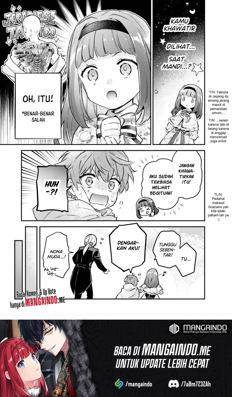 Akutou Ikka no Mana Musume, Tensei Saki mo Otome Game no Gokudou Reijou deshita Chapter 05.5 Gambar 11