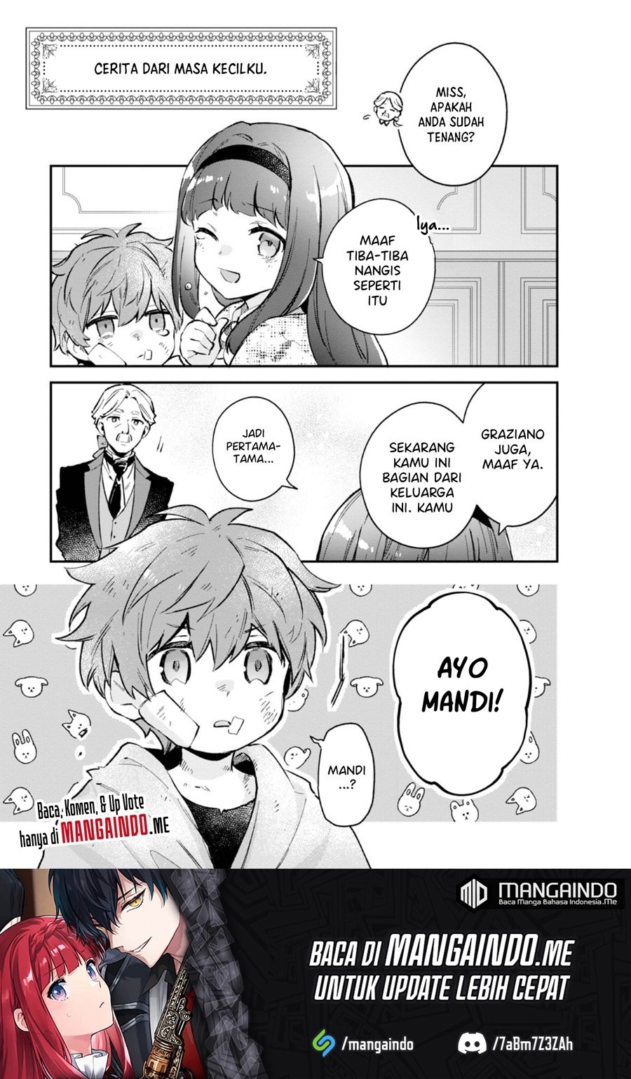 Akutou Ikka no Mana Musume, Tensei Saki mo Otome Game no Gokudou Reijou deshita Chapter 05.5 Gambar 7