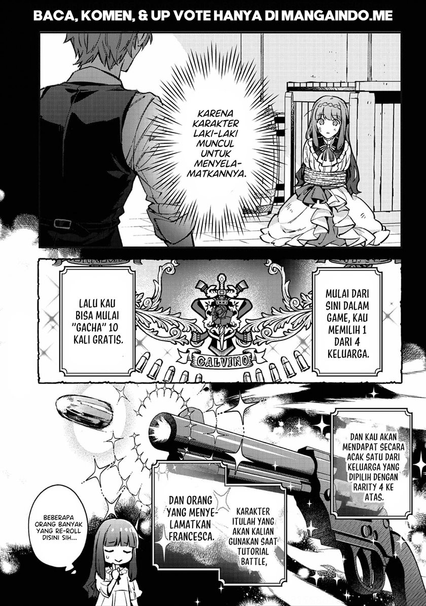 Akutou Ikka no Mana Musume, Tensei Saki mo Otome Game no Gokudou Reijou deshita Chapter 03 Gambar 4