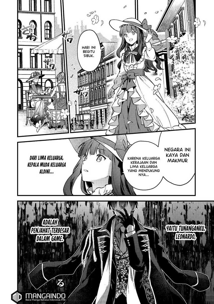 Akutou Ikka no Mana Musume, Tensei Saki mo Otome Game no Gokudou Reijou deshita Chapter 01.2 Gambar 19
