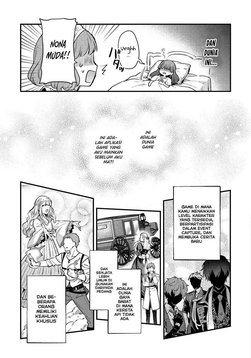 Akutou Ikka no Mana Musume, Tensei Saki mo Otome Game no Gokudou Reijou deshita Chapter 01.2 Gambar 4