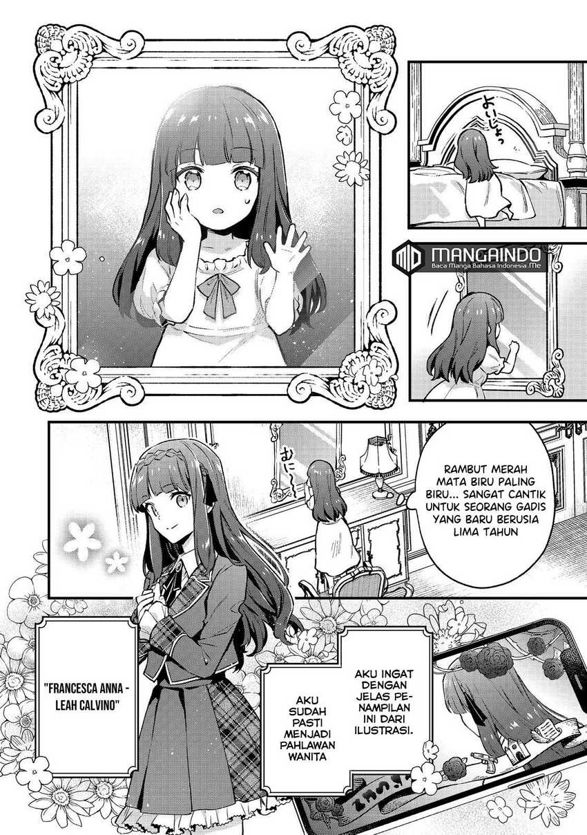 Akutou Ikka no Mana Musume, Tensei Saki mo Otome Game no Gokudou Reijou deshita Chapter 01.2 Gambar 5