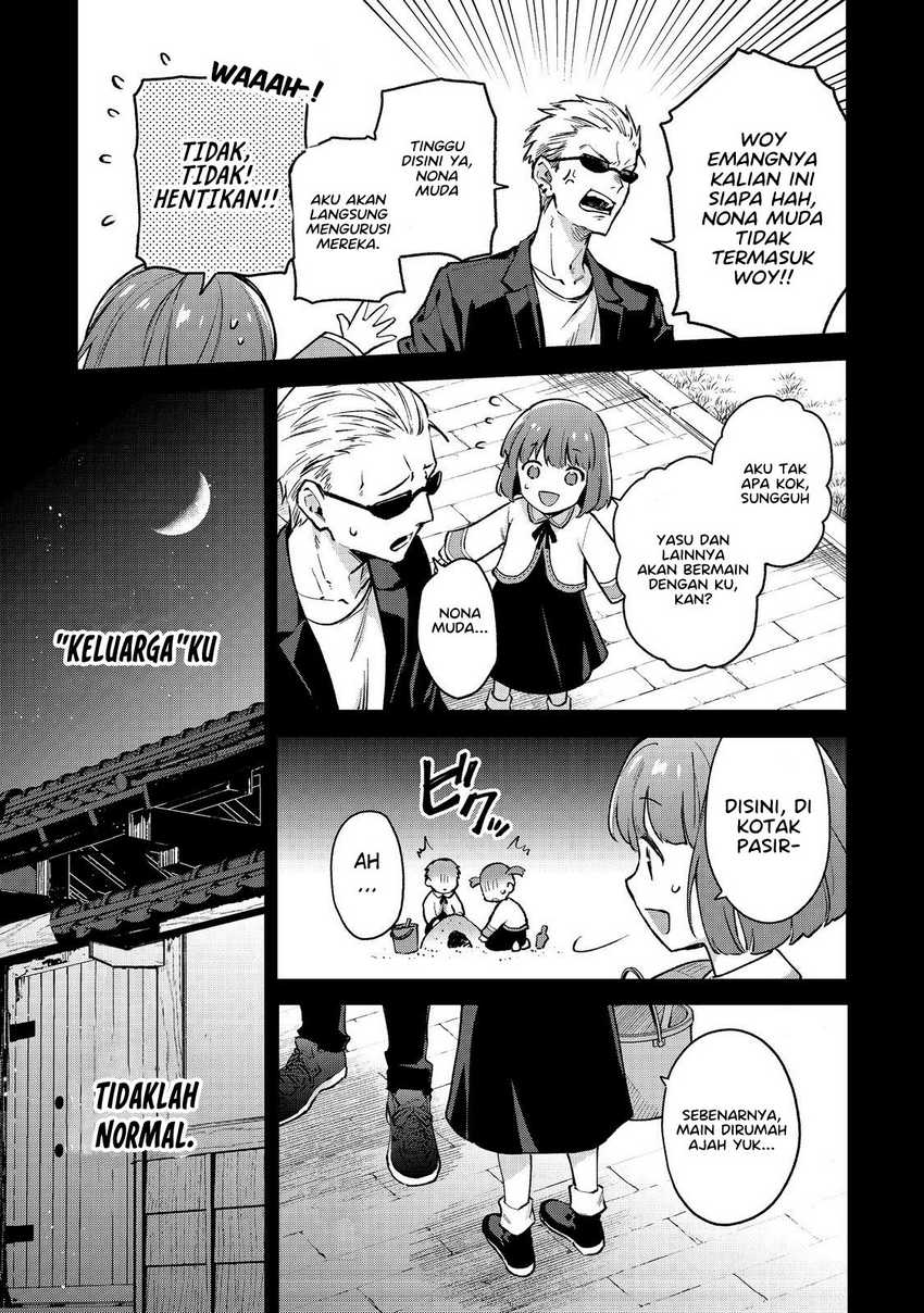 Akutou Ikka no Mana Musume, Tensei Saki mo Otome Game no Gokudou Reijou deshita Chapter 01.1 Gambar 24