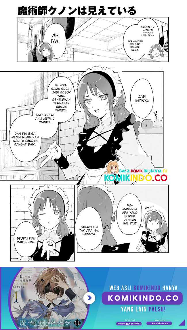 Majutsushi Kunon wa Miete Iru Chapter 14.1 Gambar 18