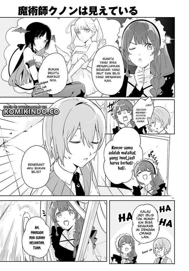 Majutsushi Kunon wa Miete Iru Chapter 14.1 Gambar 6