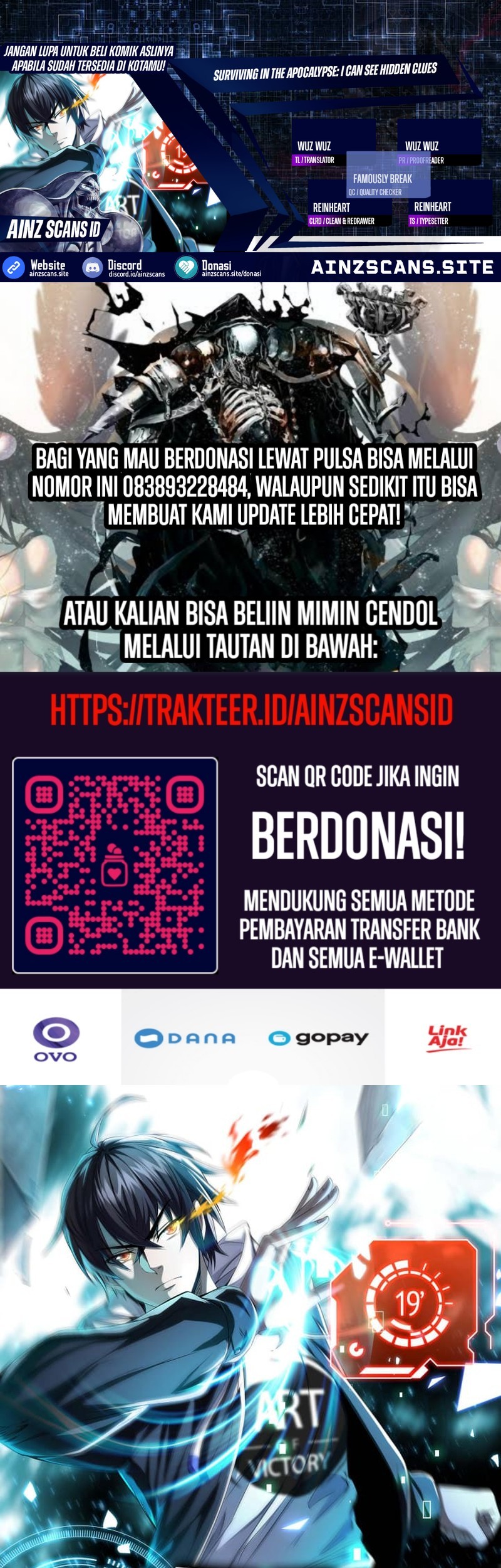 Baca Komik Surviving in the Apocalypse: I Can See Hidden Clues Chapter 01 Gambar 1