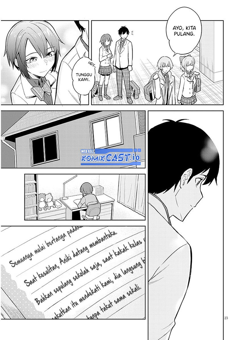 Jitsu wa Gimai (Imouto) deshita. ~Saikin de Kitagiri no Otouto no Kyorikan ga Yatara Chikaiwake~ Chapter 07 Gambar 24