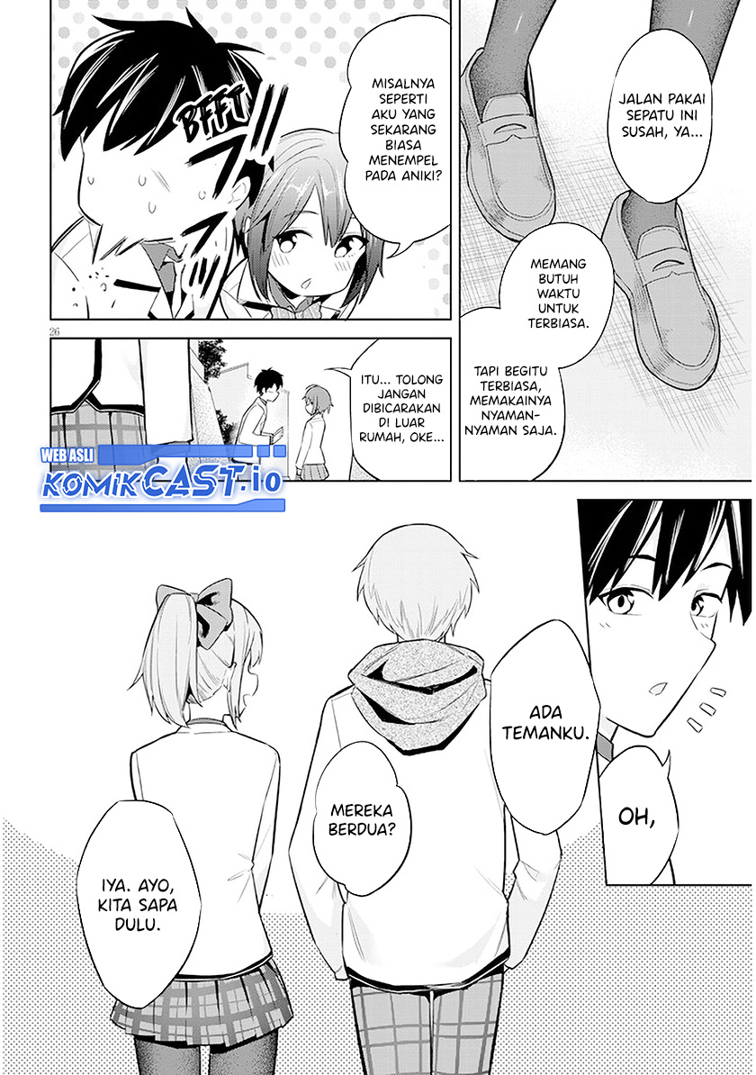 Jitsu wa Gimai (Imouto) deshita. ~Saikin de Kitagiri no Otouto no Kyorikan ga Yatara Chikaiwake~ Chapter 06 Gambar 27