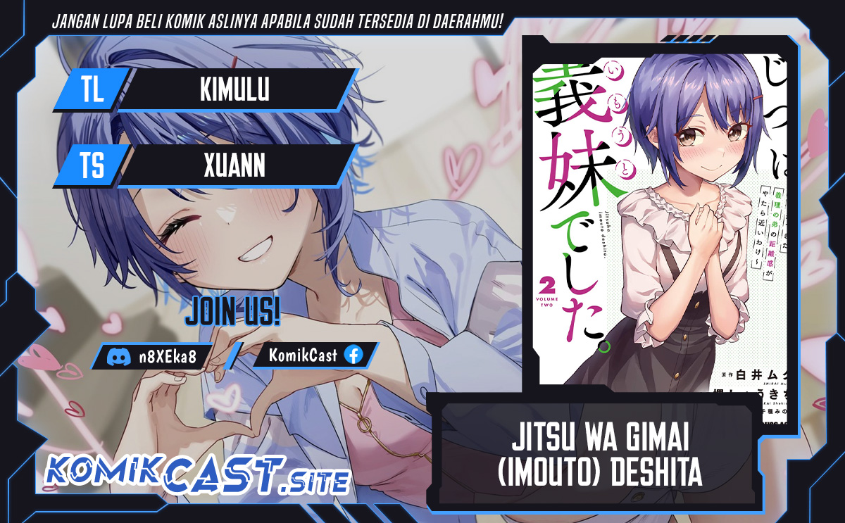 Baca Komik Jitsu wa Gimai (Imouto) deshita. ~Saikin de Kitagiri no Otouto no Kyorikan ga Yatara Chikaiwake~ Chapter 05 Gambar 1
